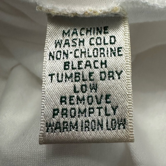 Fairway & Greene Men's Long Sleeve Polo Shirt Size XXL Solid White EUC!‎ - Picture 6 of 6